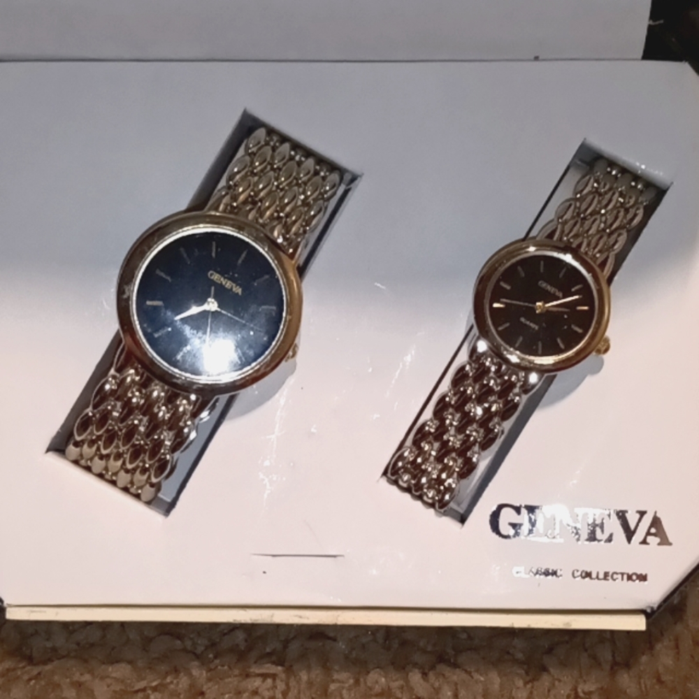 Geneva his and hers set wrist watches